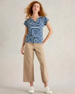 White Stuff Nelly Notch Neck Tee