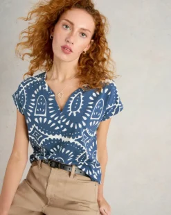 White Stuff Nelly Notch Neck Tee