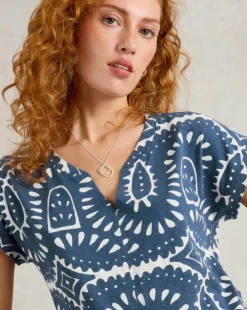 White Stuff Nelly Notch Neck Tee