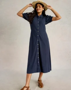 White Stuff Rua Broderie Shirt Dress