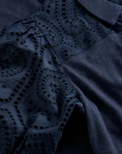 White Stuff Rua Broderie Shirt Dress