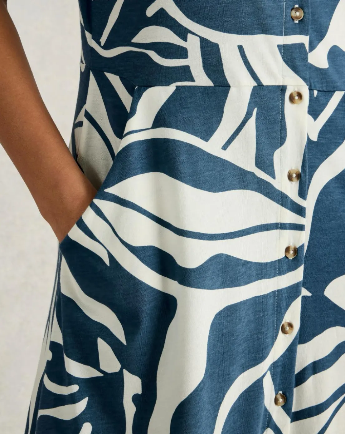 White Stuff Rua Jersey Shirt Dress