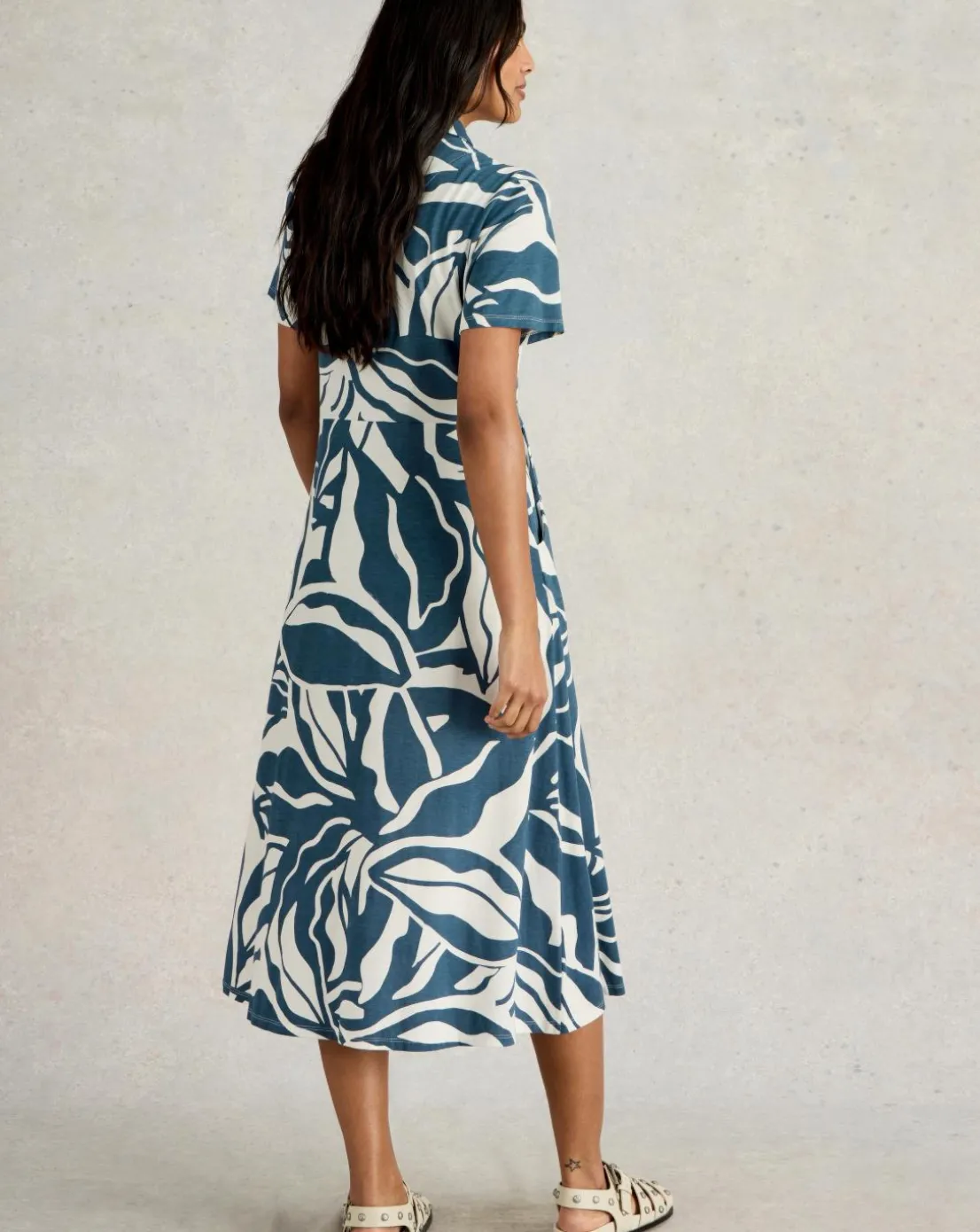 White Stuff Rua Jersey Shirt Dress