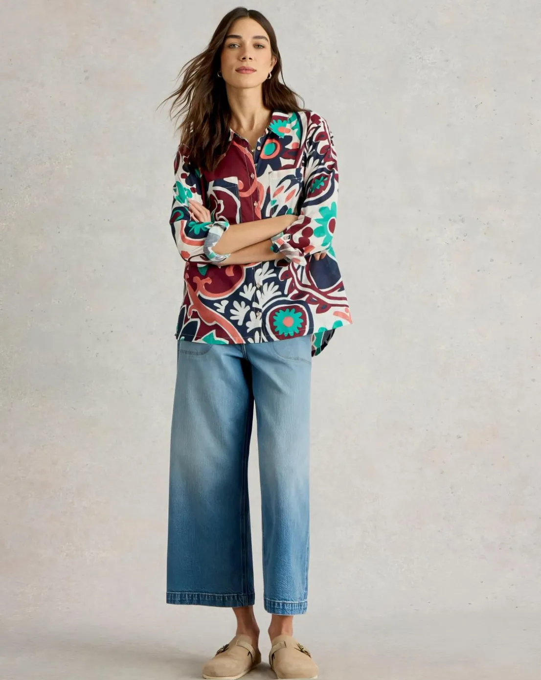 White Stuff Sophie Organic Cotton Shirt