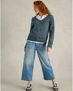 White Stuff Tia Wide Leg Grop Jean