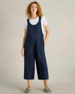 White Stuff Viola Linen Dungaree
