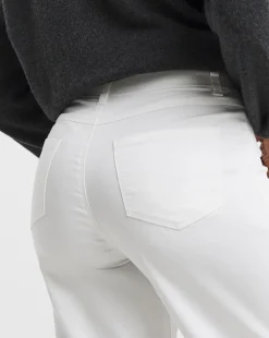 White Wide Leg Jeggings