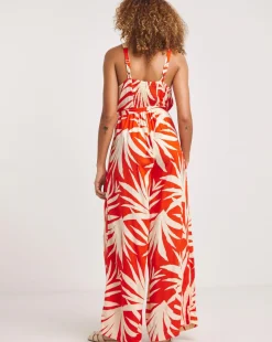 Wide Leg Strappy Jumpsuit