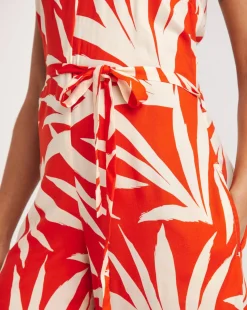 Wide Leg Strappy Jumpsuit