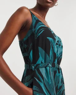 Wide Leg Strappy Jumpsuit