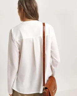 Wrap Drape Blouse