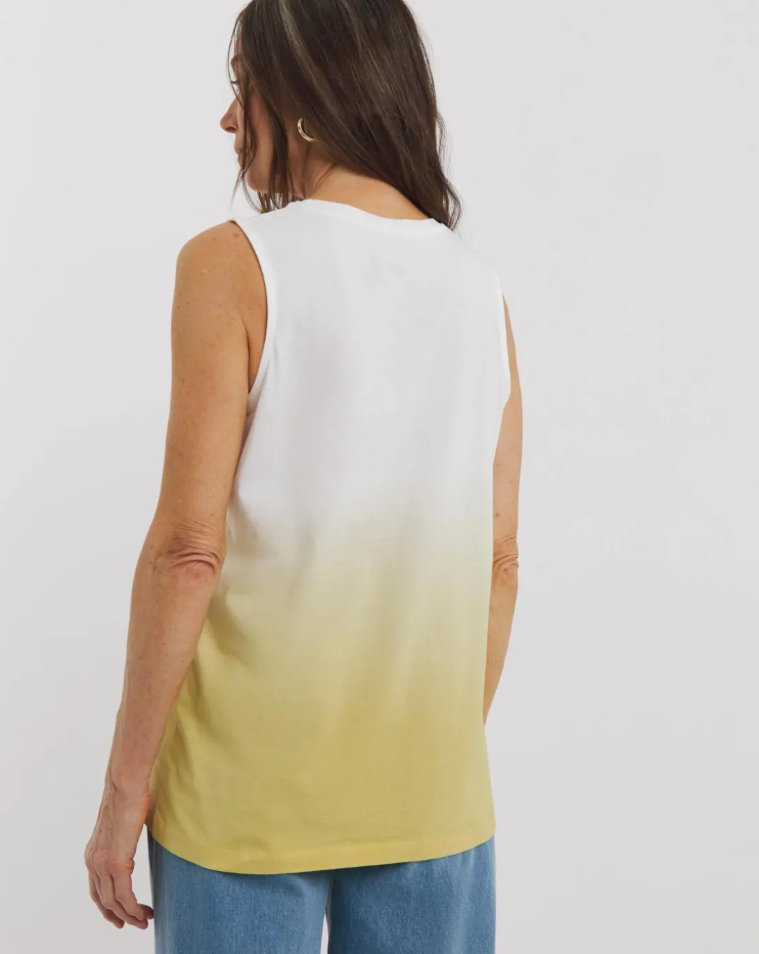 Yellow Ombre Tank Vest