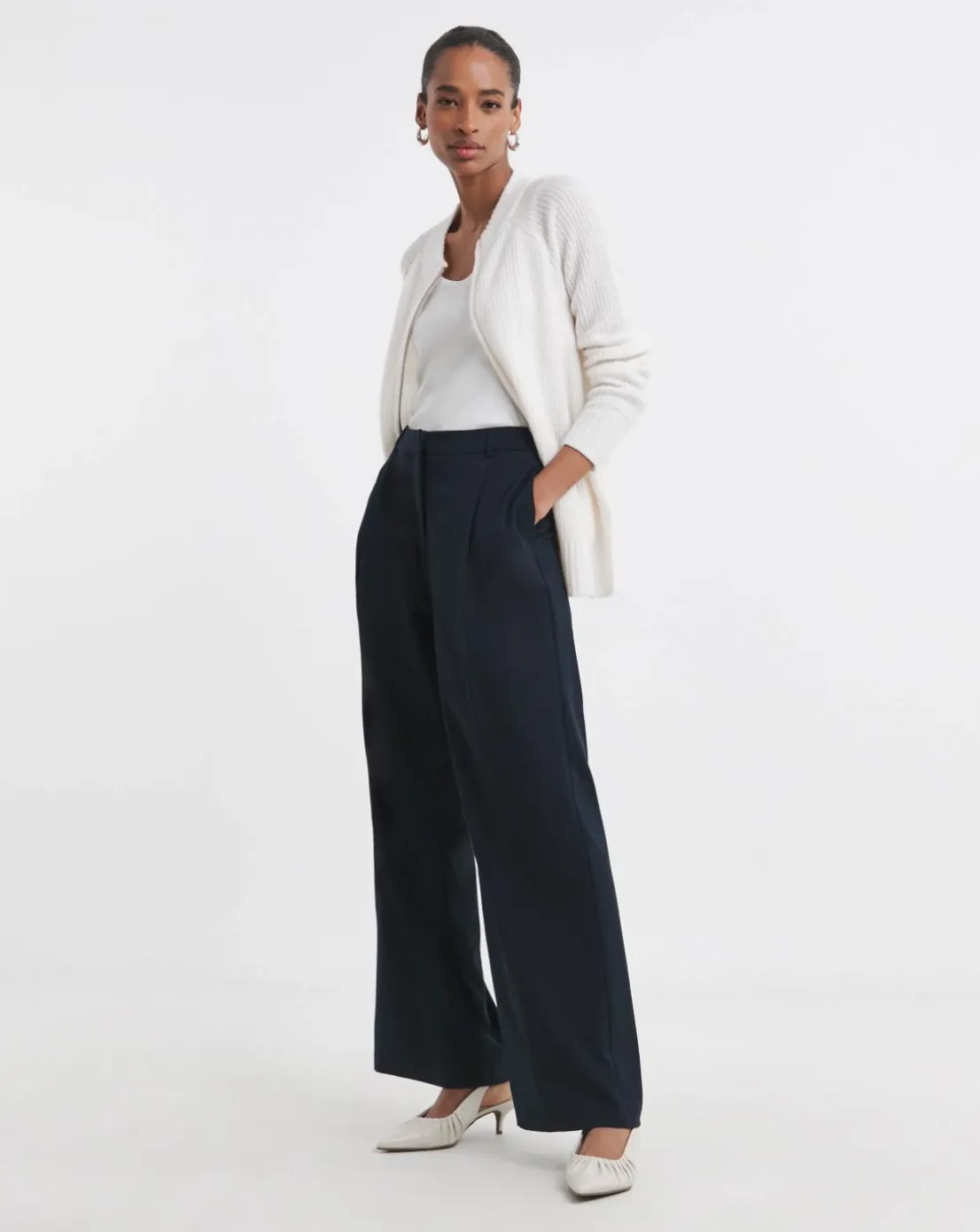 Zip Through Pocket Cardigan