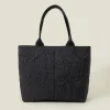 Accessorize Floral Quilted Tote Bag