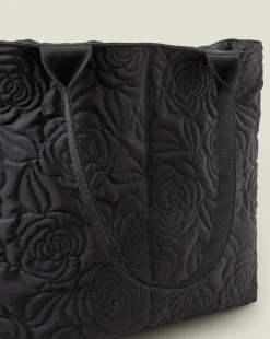 Accessorize Floral Quilted Tote Bag