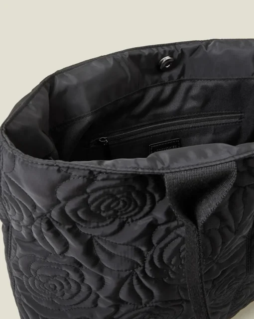 Accessorize Floral Quilted Tote Bag