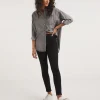 Amber Black Pull On Skinny Jeggings