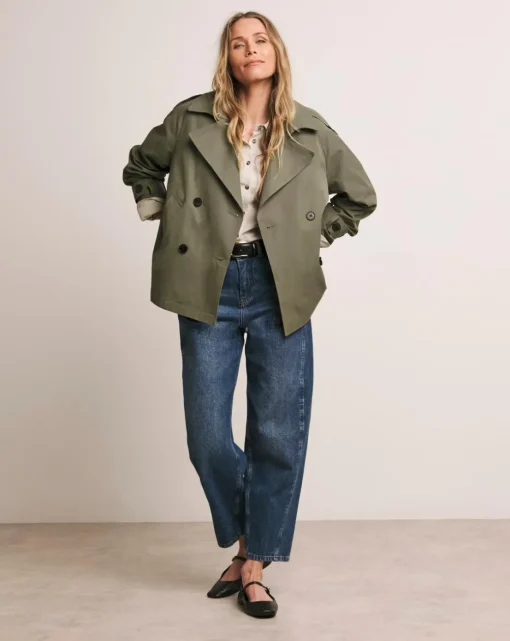 Anthology Khaki Short Trench Coat