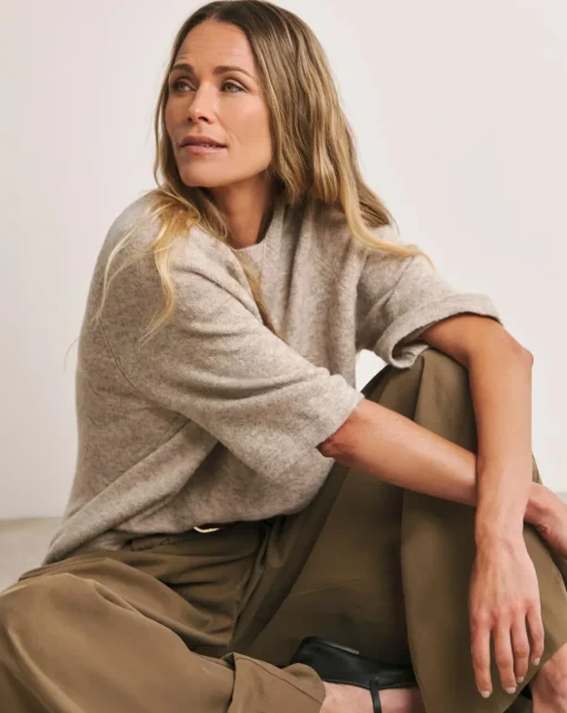 Anthology Knitted Short Sleeve Jumper