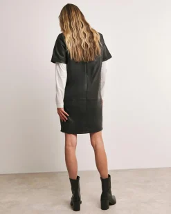 Anthology Leather Shift Dress
