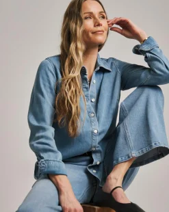 Anthology Light Blue Denim Western Shirt