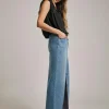 Anthology Light Blue Denim Maxi Skirt