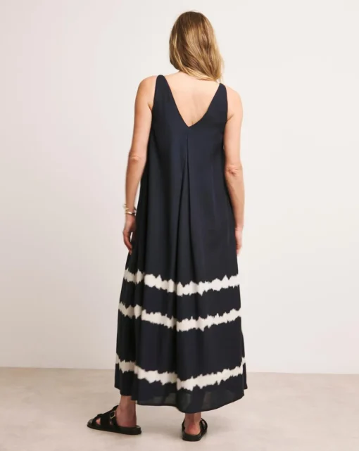 Anthology Linen Mix Pleat Dress