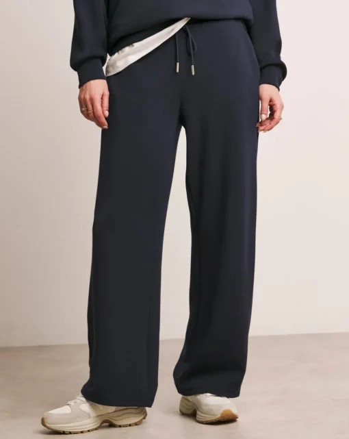 Anthology Navy Wide Leg Joggers