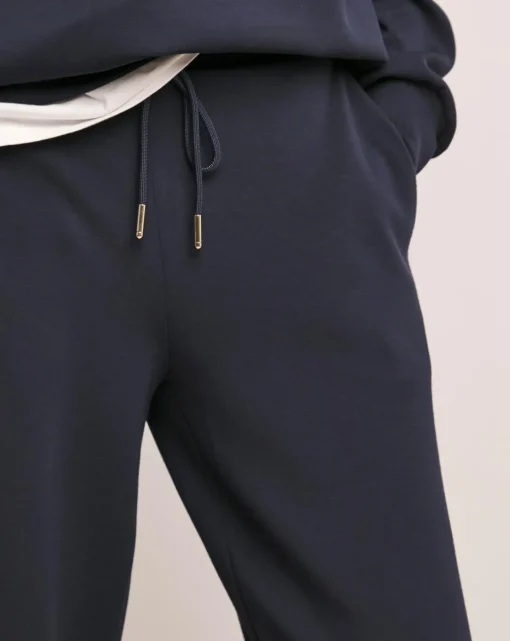Anthology Navy Wide Leg Joggers