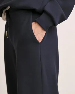 Anthology Navy Wide Leg Joggers