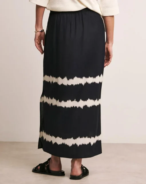 Anthology Printed Linen Wrap Skirt