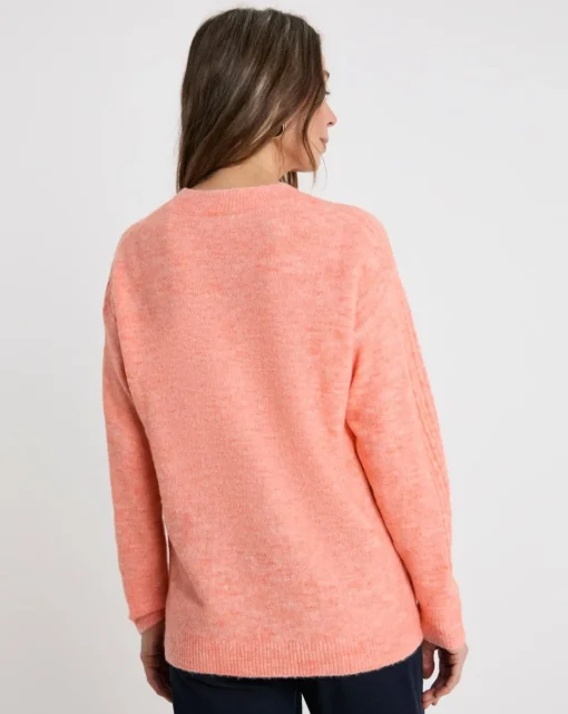 Apricot Rib Detailing Jumper