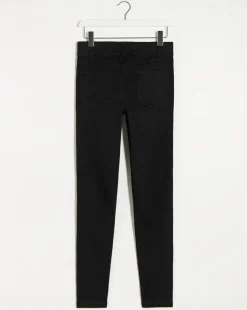 Bella Black Pull On Slim Leg Jeggings
