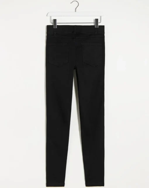 Bella Black Pull On Slim Leg Jeggings