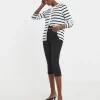 Black Denim Capri Jeans