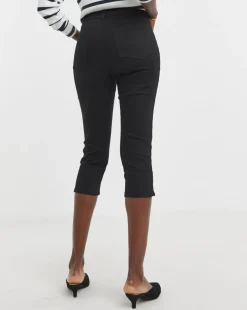 Black Denim Capri Jeans