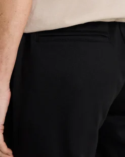 Black Ponte Tapered Trousers