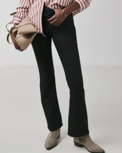 Black Stretch Bootcut Jeggings