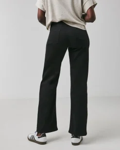 Black Stretch Wide Leg Jeggings