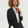 Black Tailored Single Breasted Blazer