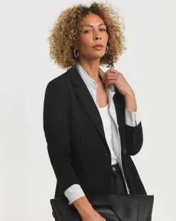 Black Tailored Single Breasted Blazer