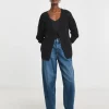 Black Tie Front Crochet Cardigan