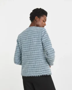 Blue Boucle Jacket