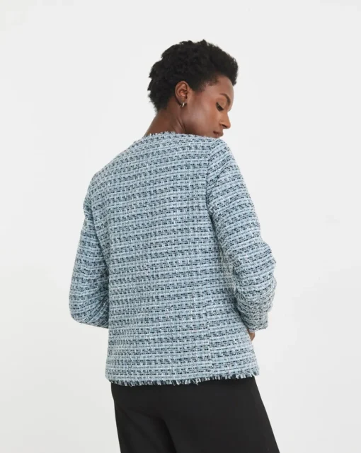 Blue Boucle Jacket