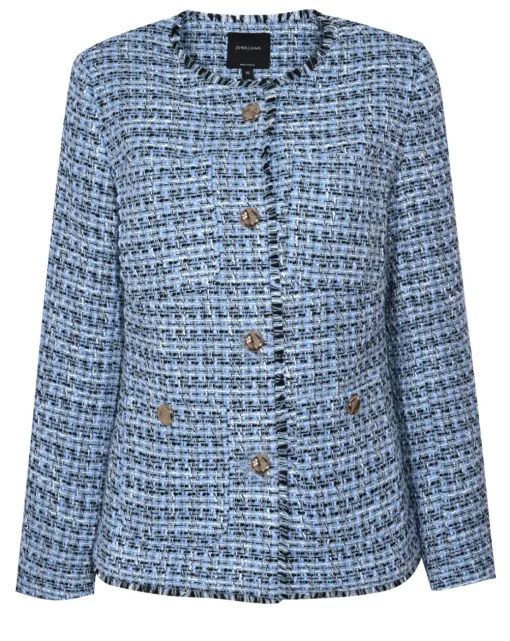 Blue Boucle Jacket