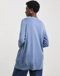 Blue Edge to Edge Cardigan