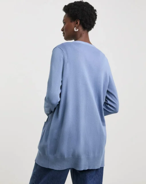 Blue Edge to Edge Cardigan