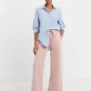 Blush Wide Leg Jogger