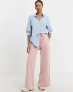 Blush Wide Leg Jogger
