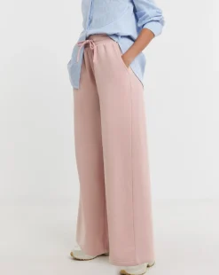 Blush Wide Leg Jogger